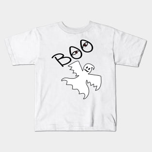 Halloween fun, spooky designs, ghost Kids T-Shirt